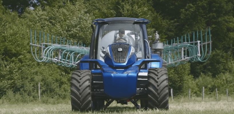 Dernière vidéo Tracteur Méthane New Holland